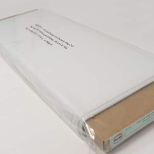 Roc-Lon White Sheer Weight Interfacing Polyester Fabric